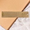 Brass Mini Measuring Tool Set - Gold Drawing Ruler, Metal