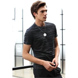 Amaxer Metatrons Cube Pendant Necklace for Men Vintage Sacred Geometry Archangel Metatron Protection Sturdy Locket Jewellery Necklace, Stainless Steel, No Gemstone