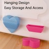 Rubber Door Wedge, Cute Heart Shape Door Stopper Doorstop with