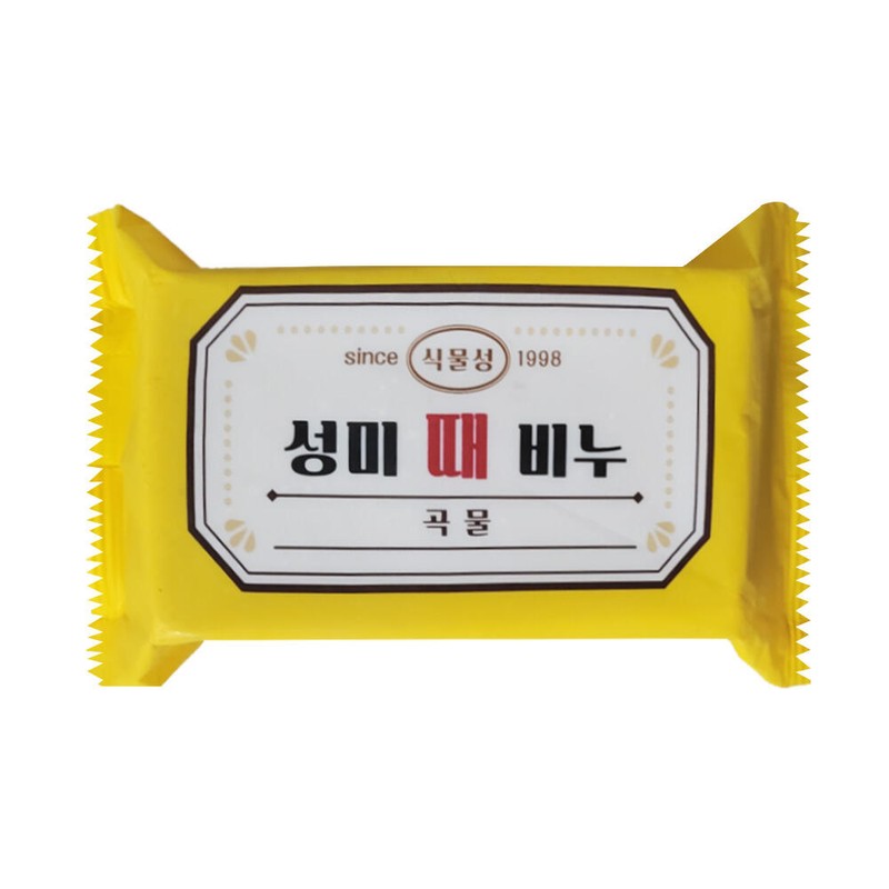 Seongmi 성미 한방 식물성 때비누 10개 흑색 백색 소금 목초액
