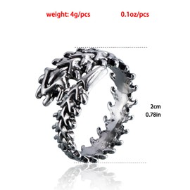 COSWHO PLAY 2Pcs Awakening Kaneki Centipede Ring