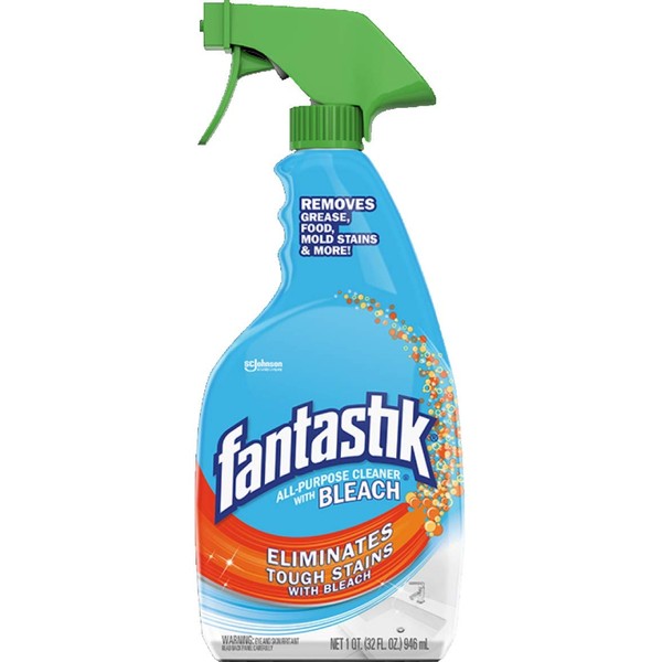 Fantastik-20321 All Purpose Cleaner with Bleach, 32 Ounce Trigger Spray