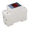 Voltage Current Meter Din Rail Double Display Display Monitor Single