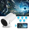 Safego Mini Projector Portable, Smart WiFi Projector with Bluetooth, 4K/