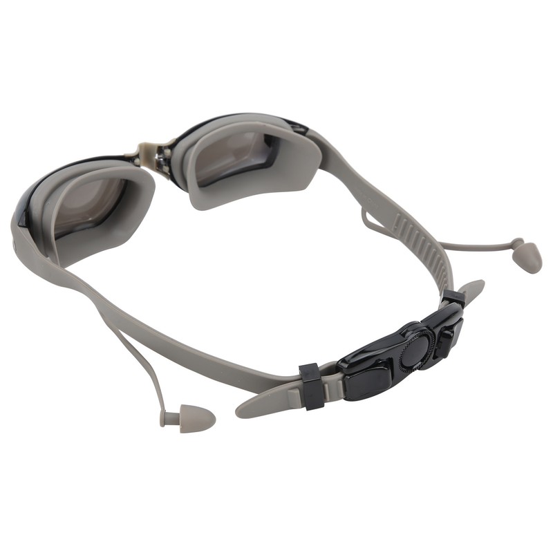 Waterproof Anti Fog Swimming Goggles Electroplating AntiUV Glasses with Earplug