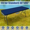 Moosfor - Mantel rectangular de elastano de 8 pies, paquete