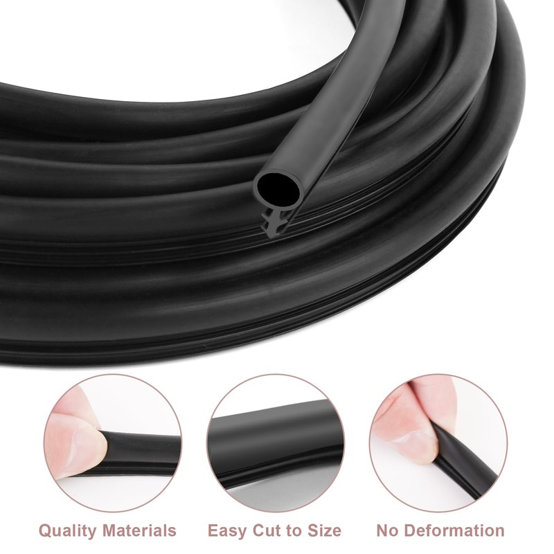 Windows Kerf Weather Stripping Seal Strip, Bulb Bubble Kerf Mount,