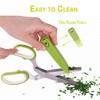 seaNpem Herb Scissors Set with 5 Stainless Steel Blades, Multipurpose