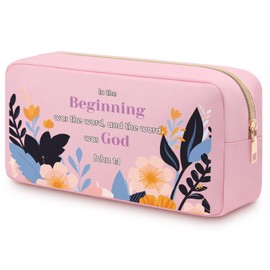 Christian Gifts for Women Cosmetic Bag Religious Presents for Friends Teen Girls Sister Friendship Makeup Bag for Friends Spiritual Bible Verse Gifts for Mum Wife Colleague Makeup Travel Pouch