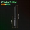 sourcing map 12pcs PH1 Mini Phillips Screwdriver #1 3.6" Length