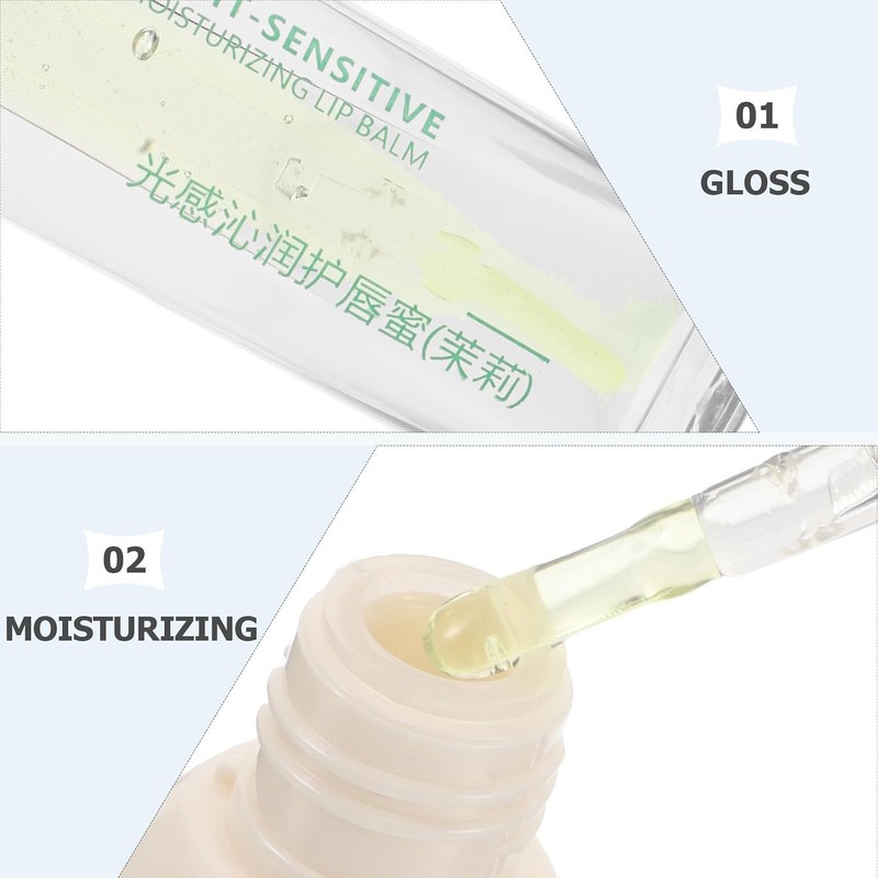 2 Piezas Set de Bálsamos Labiales Hidratantes de Glicerina