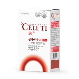 Celti I 50 Plus for parents in their 50s and older, intestinal health lactobacillus 60 capsules, 1 unit / 셀티아이 50플러스 50대 이상 부모님 장 건강 유산균 60캡슐, 1개