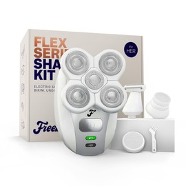 Freebird FlexSeries Electric Razor for Women - Silk Smooth Legs, Body Hair, & Pubic Shaver - for Private Area, Sensitive Skin, Bikini Trimmer