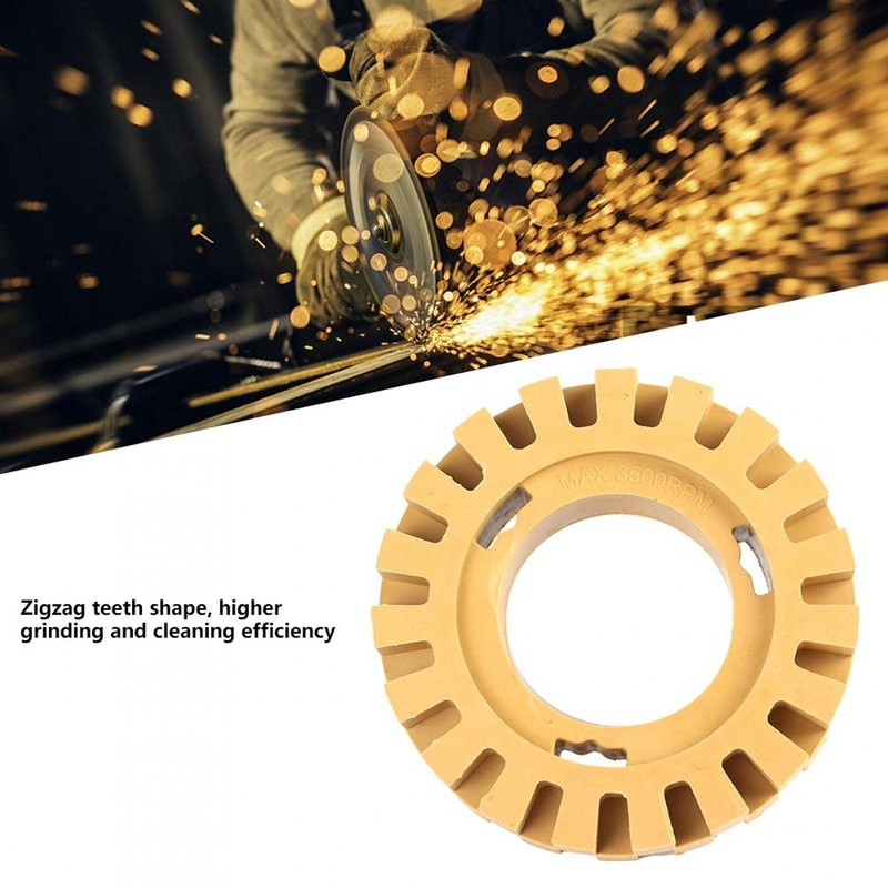 Rubber Wheel Eraser, Decal Remover Wheel, 1 PC 100mm 4in