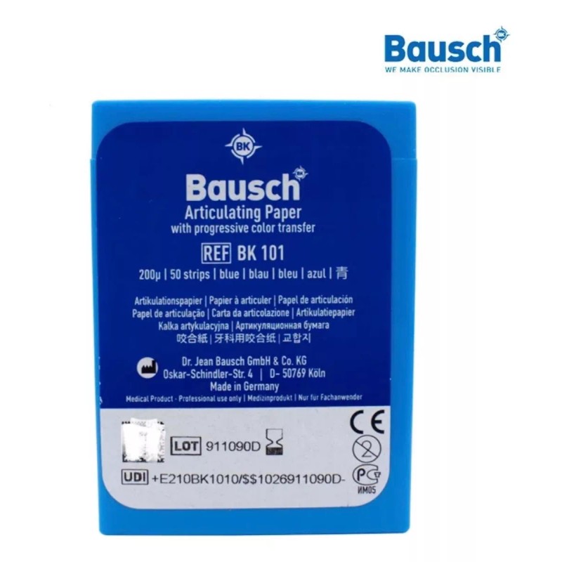 Bausch Papel De Articular Dental Aleman Bausch Bk101