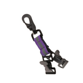 Generic Firefighter Glove Strap,Work Glove Holder Clip,Turnout Gear Reflective for Welding Gloves Tool Firefighter Glove Holder, Purple
