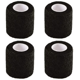 Black Bandage Tape 30PCS, Soft Adhesive Tape Pain Free Removal 3