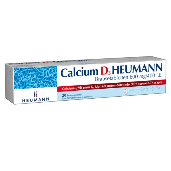 Heumann Calcium D3 Brausetabletten, 20 St. Tabletten