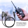 PTT Headset Adapter Push to Talk Connector for Motorola Xir