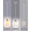 karyfine Milk Mini Glass Pendant Lights,Blown Art Glass Pendant Hanging