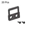 sourcing map Picture Hangers, 27mm x 27mm Double Hole with