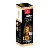 Globe Electric 40W Equivalent Soft White (2000K) Edison Candelabra Amber