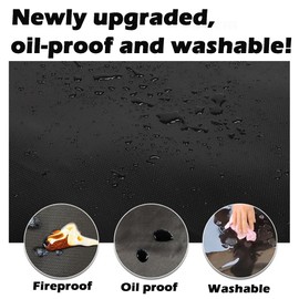 Wenyue Hitzebeständige Unterlage,Küche Arbeitsplatte Hitzeschutzmatte,Filz Hitzeschutzplatte,Extra Dicke Silikonmatte Küche,für Küchenarbeitsplatten, Arbeitsplattenschutz, Rutschfest und Wasserdicht