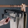 NORTHERN BROTHERS Pants Hangers 10 Pack – Black Plastic Pant