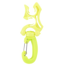 Pwshymi Scuba Diving Hose Holder Clip Diving Double BCD Hose Holder Clip (Yellow) Sportinggoods