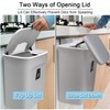 Tiyafuro 2.4 Gallon Kitchen Compost Bin for Counter Top or