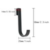 ITROLLE 10PCS Black Heavy Duty Hooks Pot Rack Hooks Wire