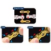 KMC 9 Speed Missinglink Joining Link, Ti-N Gold, 2 Pairs