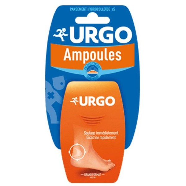 URGO AMPOULES TRAITEMENT GRAND FORMAT BOÎTES DE 5 PANSEMENTS TALON