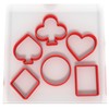Custom Cutters Playing Card Shape Cutters | Set of 6