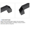 METALLIXITY 1 Piece Plastic Rectangle Pull Handle (106mmx20mm) Hardware Handle