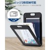 Pawfly ID Badge Holder Double Sided Window Vertical Hard Plastic