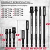 9-Piece Impact Socket Adapter Set, 1/4" 3/8" 1/2" Driver Socket