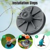 Spool for Gardena 5307-20 String Trimmer Line for Easycut 400