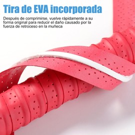 10 pcs Cinta de Agarre para Raqueta de Tenis，Bádminton Cinta Antideslizante，Overgrip Tenis，con poros Transparentes， Antideslizantes y absorción de Sudor，para Tenis, bádminton, cañas de Pescar
