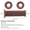 KEEPDSGN Motorbike Rubber Grips Universal 7/8" 22mm & 1" 25mm