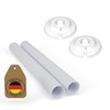 FUX 2 + 2 Set Heating Pipe Cover + Rosettes