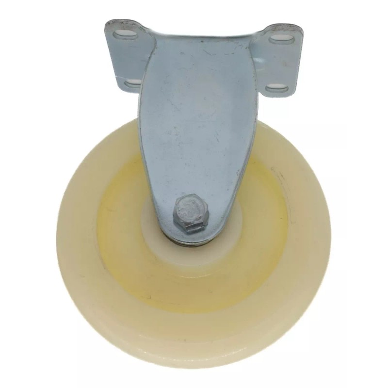 AJC Kit 4 Rodaja Rueda Fija 4in Polipropileno Blanco 130