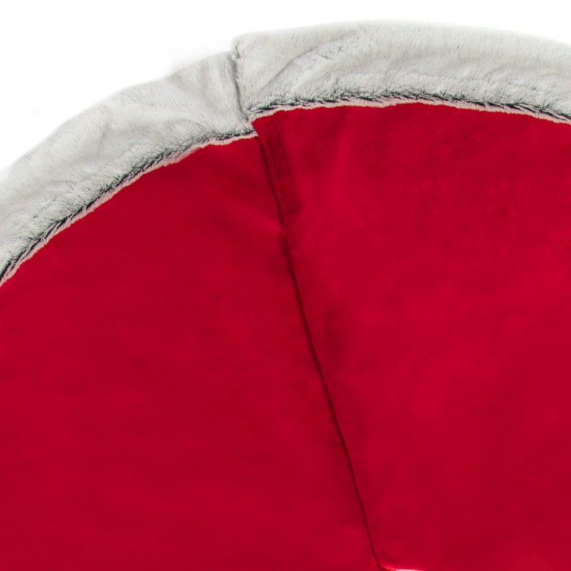 com-four® Premium Christmas Tree Skirt to Protect Against Pine Needles