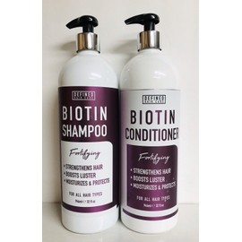 Clean & Beauty Defined Hair Care ~ Biotin Strengthening Shampoo & Conditioner 32 fl oz Each