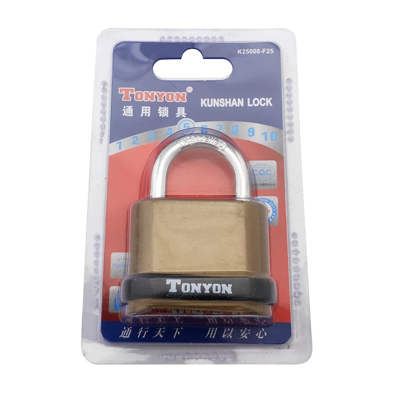 riin 2X Combination Padlock Alloy Indoor Outdoor Rust Proof Weather