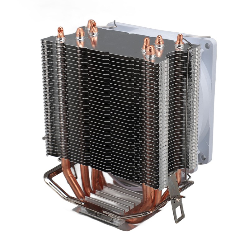 CPU Air Cooler 3.5in 4 Heat Pipes 3pin 12VDC 48CFM