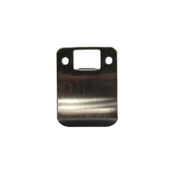 Don-Jo 9125-630 RC Extended Lip Strike Plate in Stainless Steel 3'' Overall Length (2.5'' from Screws), Silver