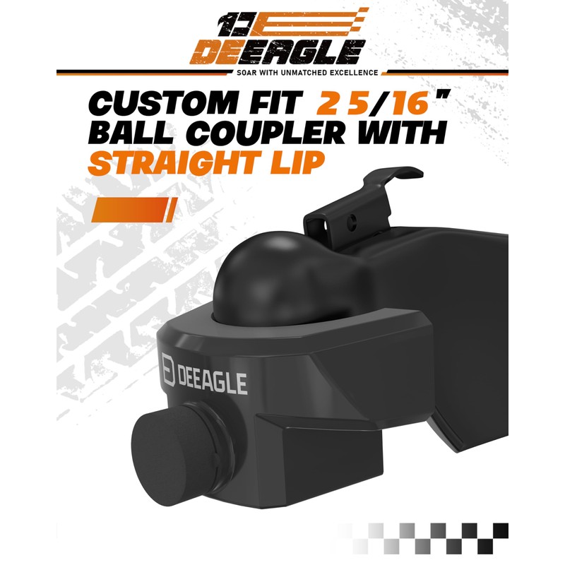 DEEAGLE Heavy Duty Trailer Coupler Lock, RV Trailer Locks Fits