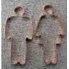 Restroom Sign People Men and Women Cookie Cutter Set