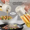 RFetomax Oil Sprayer for Cooking-2 in 1 Olive Oil Dispenser,